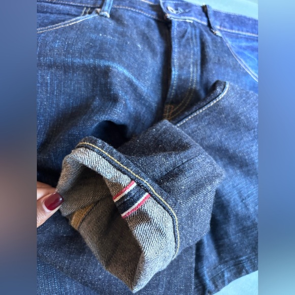 ONI DENIM 921NIXX Natural Indigo Selvedge Denim made in Japan Size 36 - Picture 3 of 13
